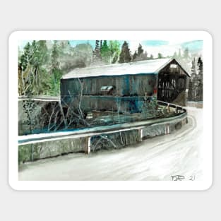 DIGDEGUASH RIVER #4 Covered Bridge Sticker